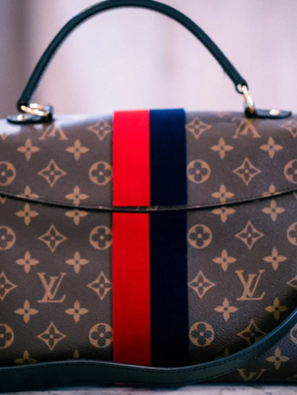 Louis Vuitton Georges Handbag Shoulder Bag MM